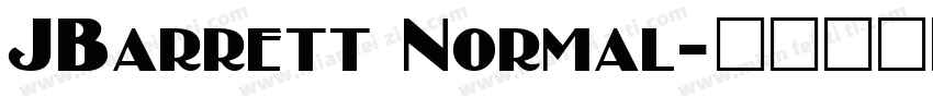 JBarrett Normal字体转换
